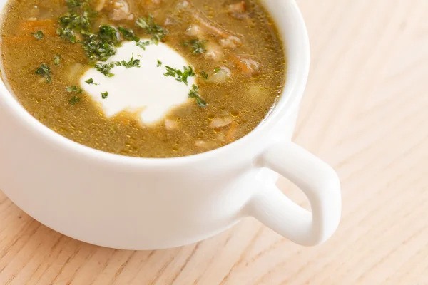 Leckere Suppe — Stockfoto