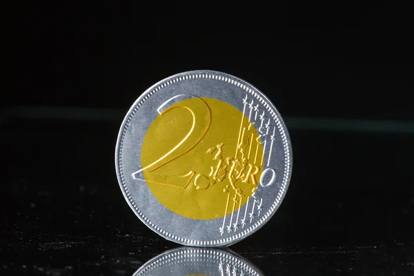 Two euro coin — Stock Photo, Image