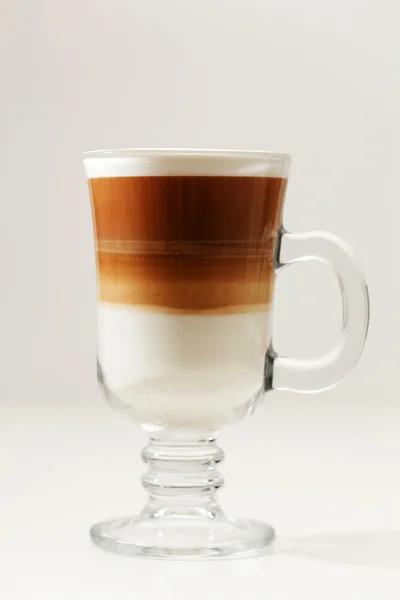 Skiktad cappuccino — Stockfoto