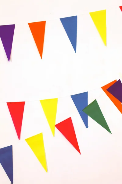 Banderas de fiesta coloridas —  Fotos de Stock
