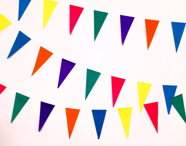 Banderas de fiesta coloridas —  Fotos de Stock