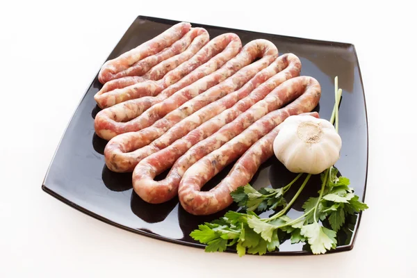 Raw sausages — Stock Photo, Image
