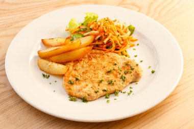 şnitzel ile patates