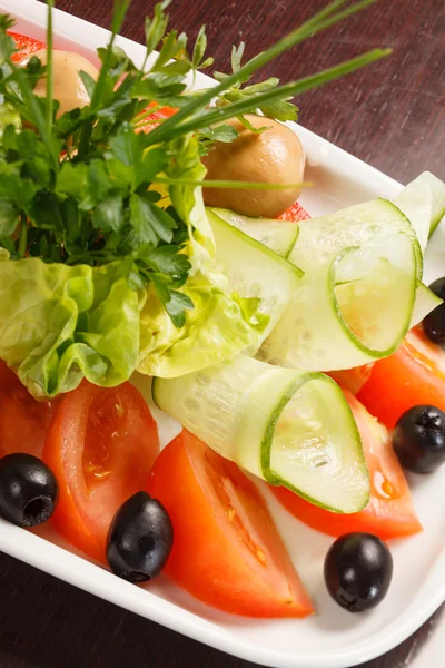 Verse groenten salade — Stockfoto