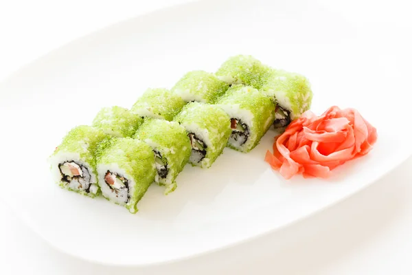 Sushi on plate — Stock Photo, Image