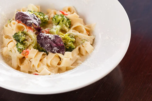 Pasta met groenten — Stockfoto