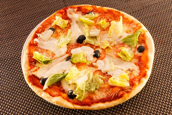 Välsmakande pizza — Stockfoto