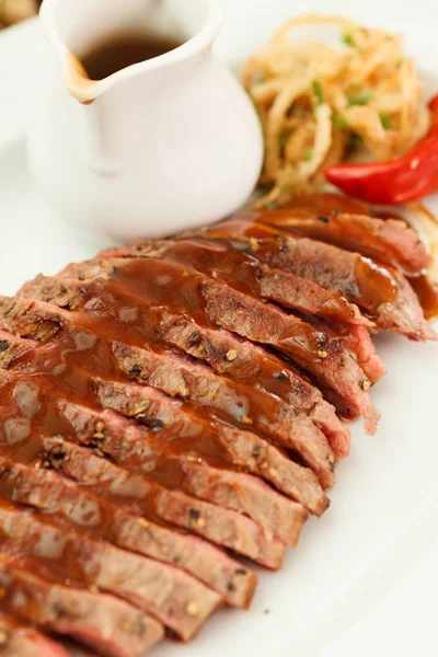 Steak in the bar — Stock Photo, Image