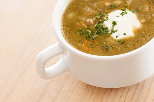 Tasty soup — Stock Photo, Image