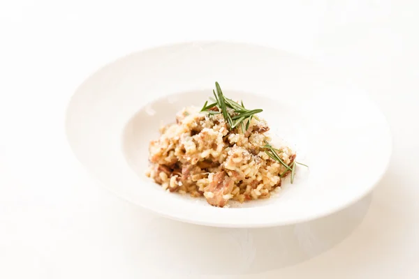 Pilzrisotto — Stockfoto