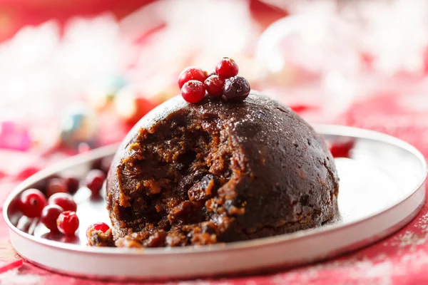 Christmas pudding — Stock Photo, Image