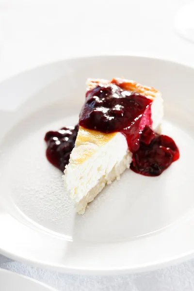 Reçelli Cheesecake — Stok fotoğraf