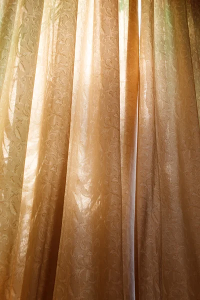 Gold curtains — Stock Photo, Image