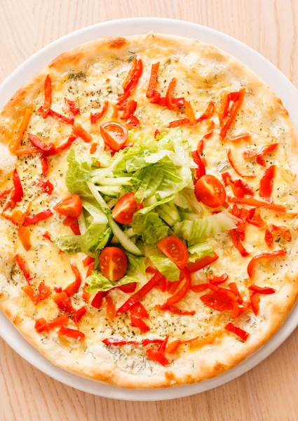 Pizza saporita — Foto Stock