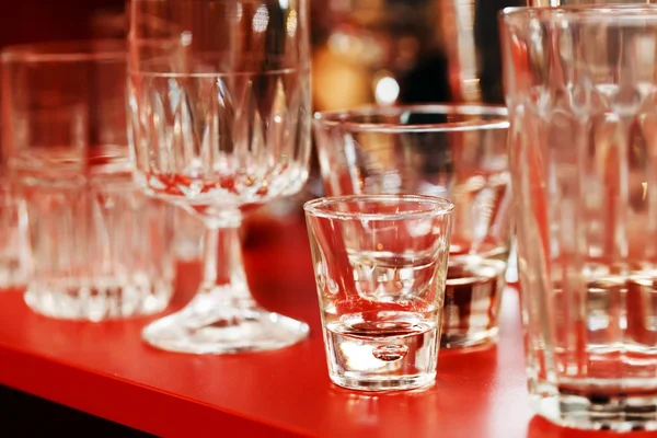 Empty glasses — Stock Photo, Image