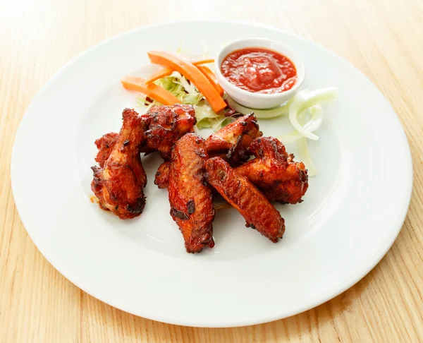 Fried chicken wings — Stock Photo, Image