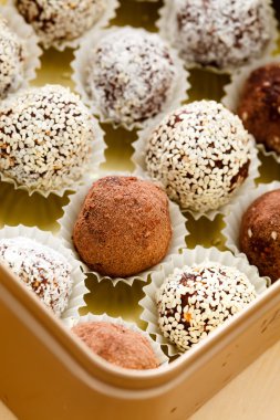 ev yapımı truffles