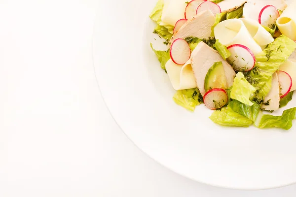 Salada com rabanete — Fotografia de Stock