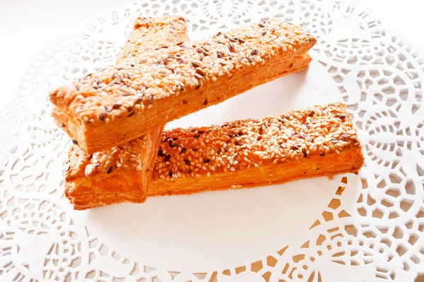 Bread sticks with sesame — Stock Photo, Image