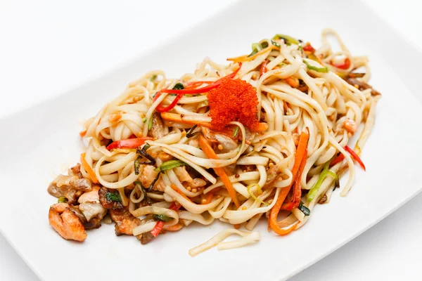 Fideos con pescado —  Fotos de Stock