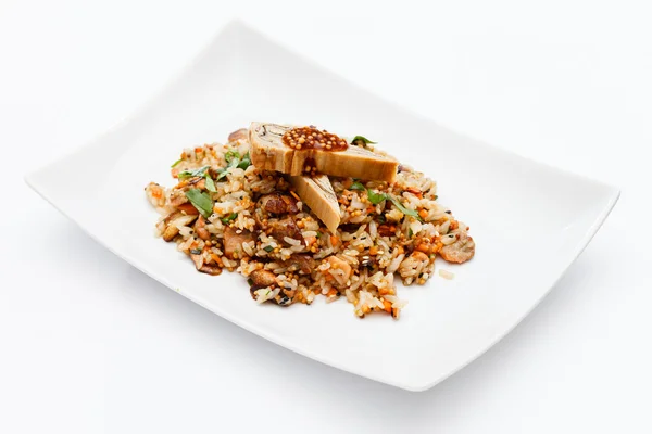 Arroz con verduras — Foto de Stock