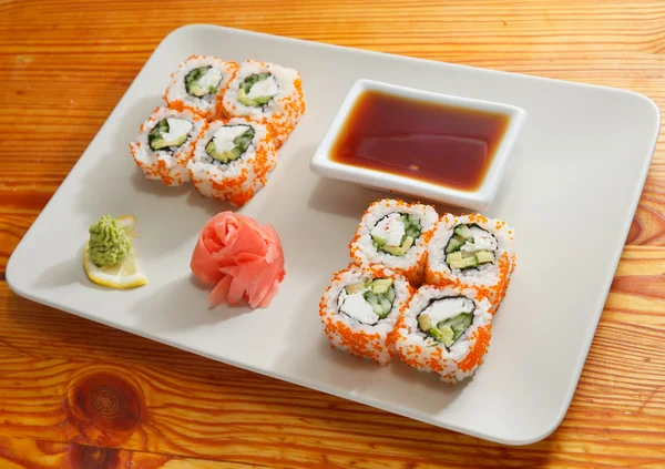 Asiatisches Sushi — Stockfoto