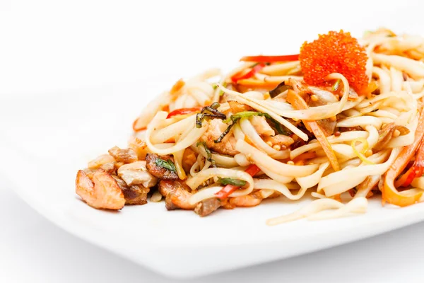 Noodle with fish — Stock Photo, Image