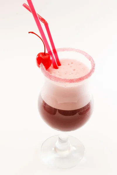 Cocktail with cherry — Stock Photo, Image