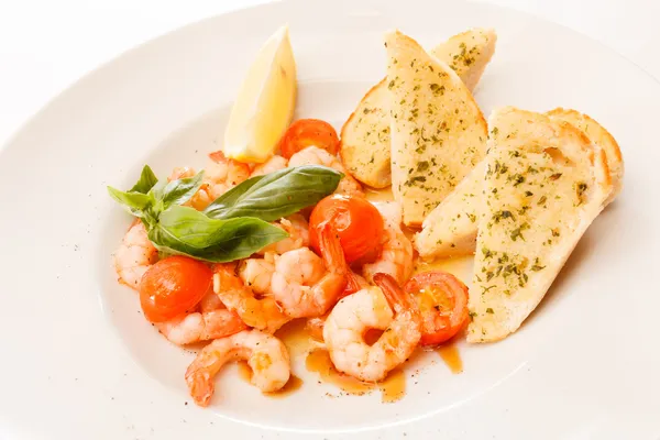 Shrimps Vorspeise — Stockfoto