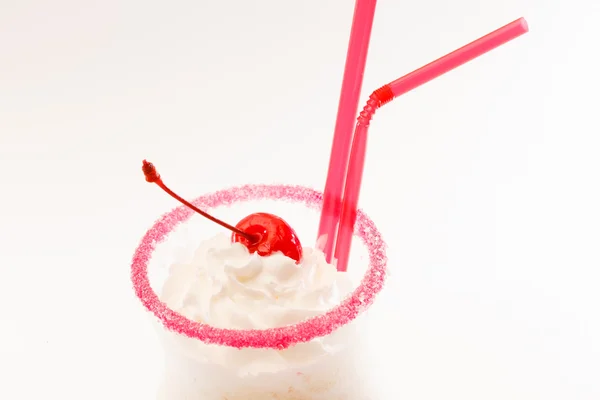 Cocktail with cherry — Stock Photo, Image