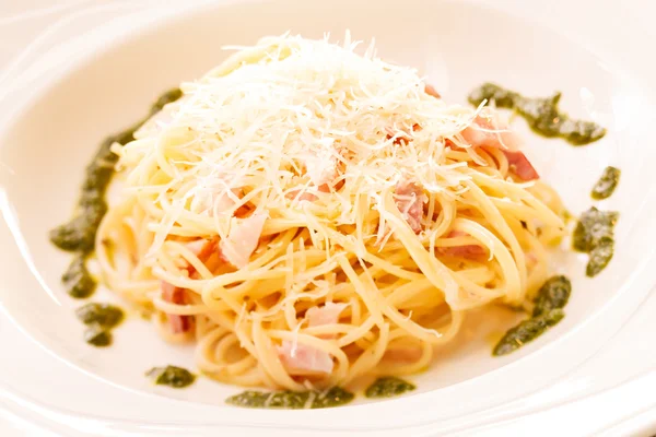 Makarna carbonara — Stok fotoğraf