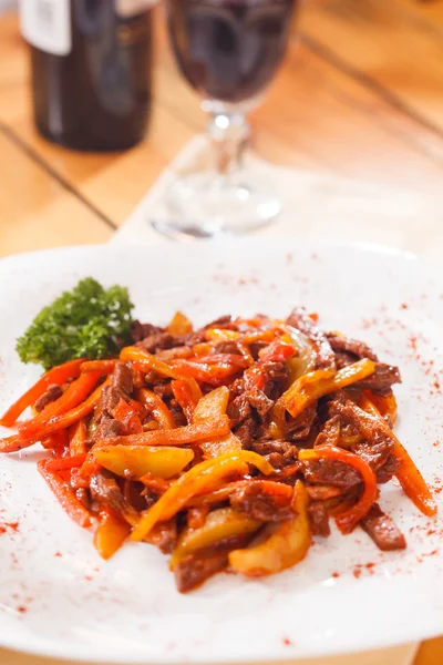 Meat and vegetable stew — Stock Photo, Image