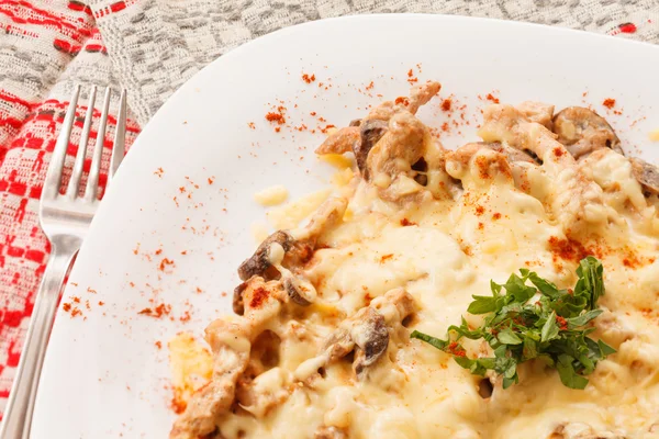 Fleisch mit Gemüse — Stockfoto