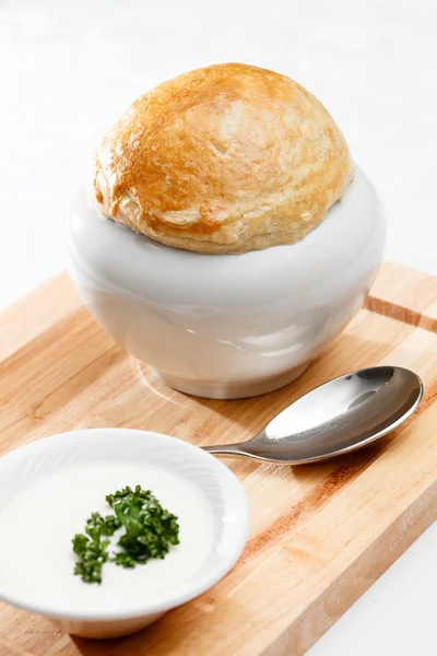 Kyckling pot-pie — Stockfoto