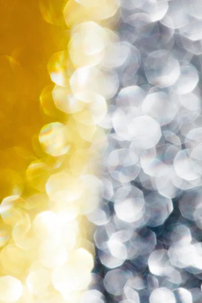 Abstract holidays golden lights on background — Stock Photo, Image