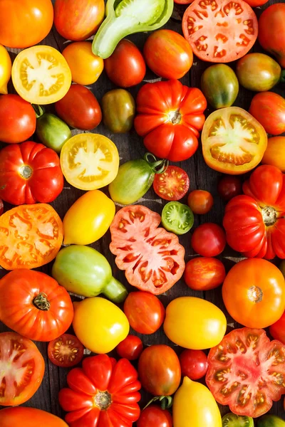 Tomates coloridos — Fotografia de Stock