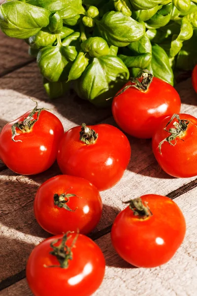Taze vişneli domates. — Stok fotoğraf