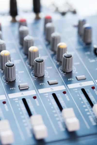 Muziek studio mixer — Stockfoto