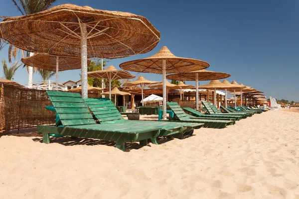 Beach umbrellas — Stock Photo, Image