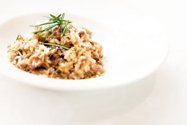 Mantarlı Risotto — Stok fotoğraf