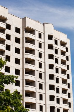 Yüksek binalar yapım aşamasında