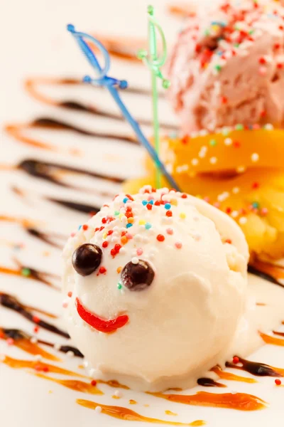 Vtipná zmrzlina — Stock fotografie