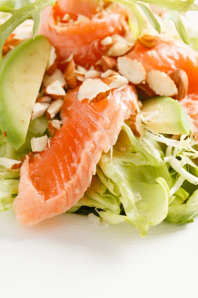 Salad dengan salmon — Stok Foto