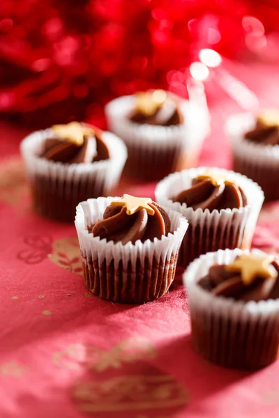 Christmas cupcakes — Stock Photo, Image