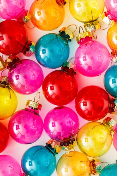 Färgglada christmas bollar — Stockfoto