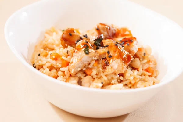 Rice with vegetables — Stock Photo, Image