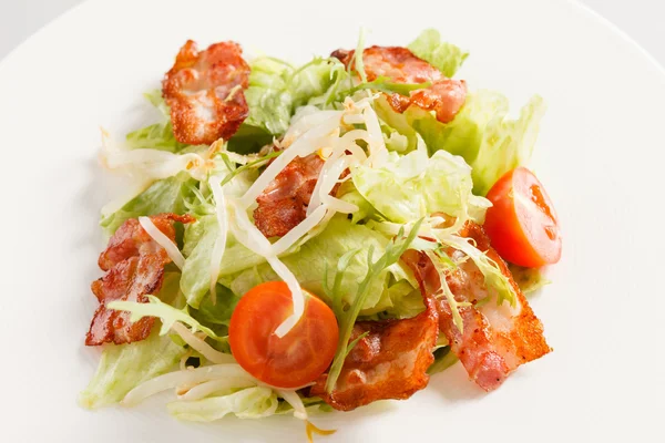 Insalata con pancetta — Foto Stock