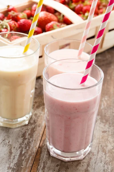 Fruit smoothies — Stockfoto