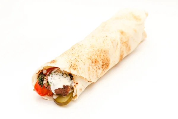 Roll tortilla smaczny — Zdjęcie stockowe