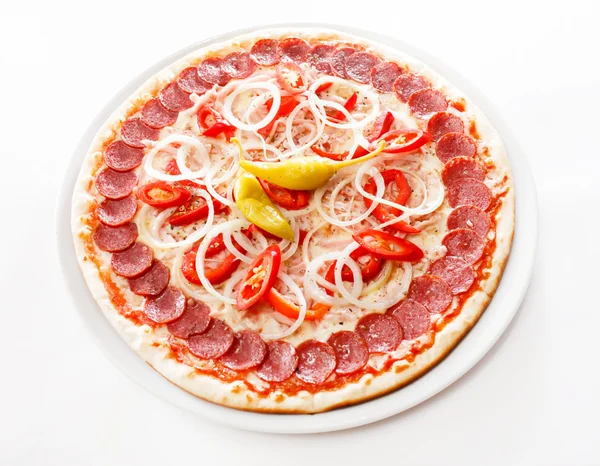 Italská pizza — Stock fotografie